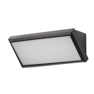 Forum Luton 12W LED Wedge Light - Black - CZ-31746-BLK