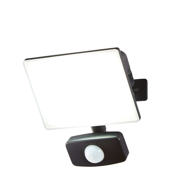 Forum Trosa 20W IP65 Floodlight with PIR 4000K - Black - CZ-41091-BLK, Image 1 of 1