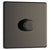 BG Nexus Flatplate Screwless Black Nickel 1 Gang 2 Way Intelligent Leading Edge Dimmer Switch Push On/Off  - FBN81P