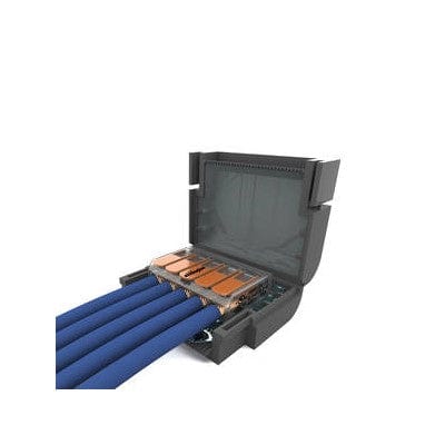 Wiska Shell Box Size 2 Mini Gel Box with 1x 5 Way Wago Connector Grey - MJBF215, Image 1 of 1