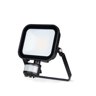 JCC NiteFlood 20W Floodlight with PIR 4000K - Black - JC091004