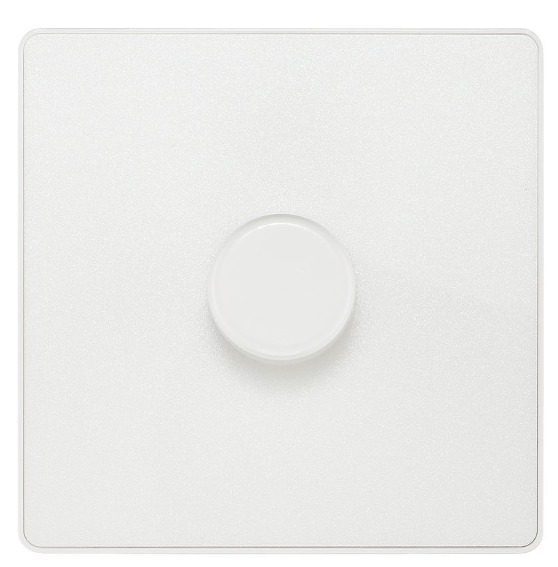 BG Evolve Pearl White Trailing Edge LED 200W Single Dimmer Switch 2-Way Push On/Off - PCDCL81W, Image 2 of 6
