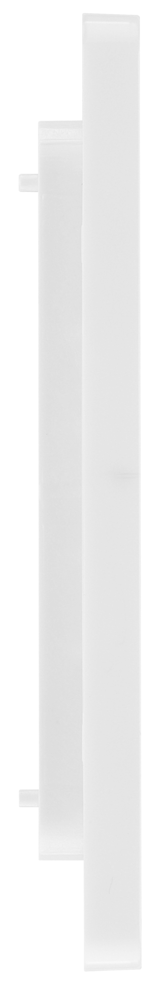 BG Evolve Pearl White Grid 4 Gang Euro Module Front Plate - PCDCLEMR4W, Image 6 of 6