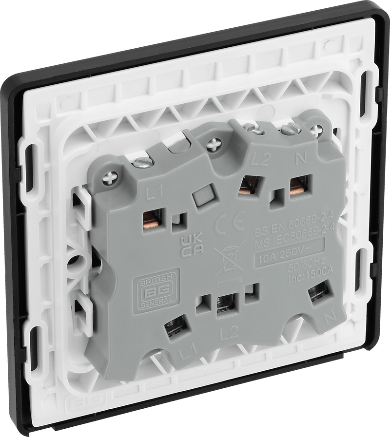 BG Evolve Polished Copper Fan Isolator Switch 10A Triple Pole - PCDCP15B, Image 5 of 6