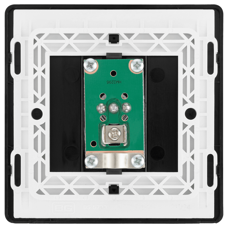BG Evolve Matt Grey Single Socket for TV/FM Co-Axial Aerial Connection - PCDMG60B, Image 6 of 6