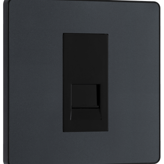 BG Evolve Matt Grey Single Master Telephone Socket - PCDMGBTM1B