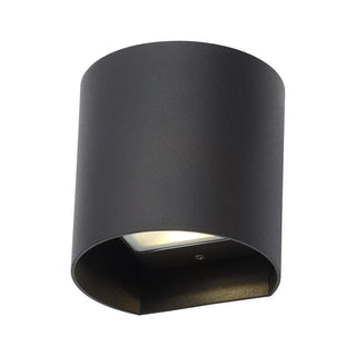 Forum Maui 8W Up/Down Wall Light 4000K - Black - ZN-29995-BLK