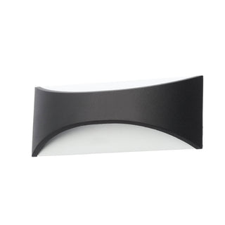 Forum Stroud 12W Up/Down LED Wall Light - Black - ZN-31767-BLK