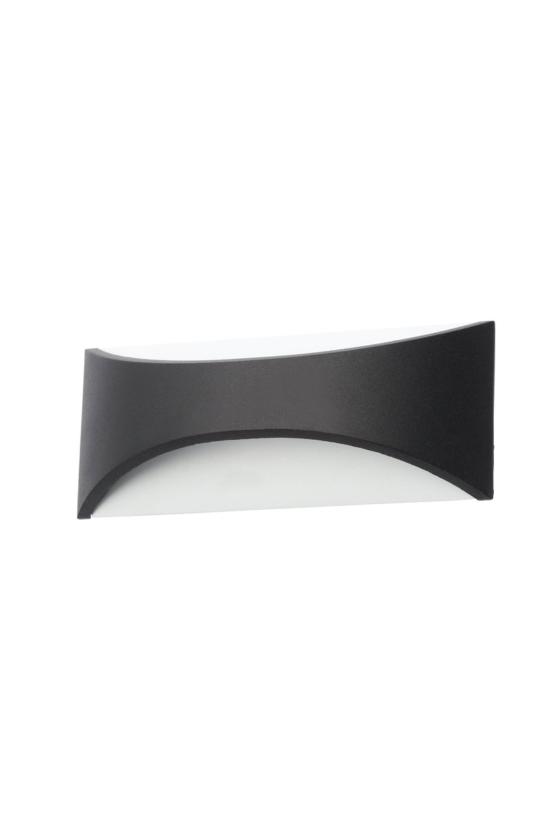 Forum Stroud 12W Up/Down LED Wall Light - Black - ZN-31767-BLK, Image 1 of 1