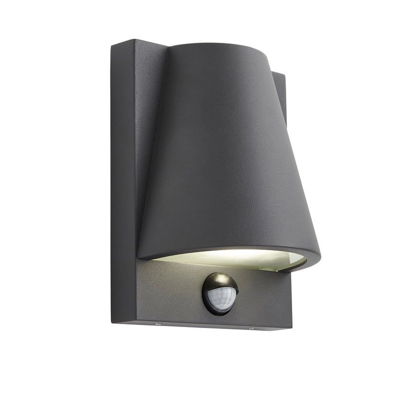 Forum Vesoul GU10 Wall Light with PIR - Anthracite - ZN-38624-ANTH, Image 1 of 1