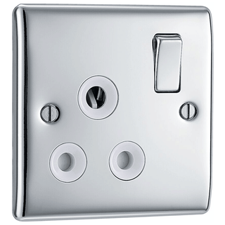 BG Nexus Metal Polished Chrome 15A, 1G Sw Skt - NPC99W
