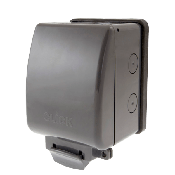 Click Scolmore Aquip IP66 1 Gang DP Switched Fuse Spur - OA652AG, Image 1 of 1