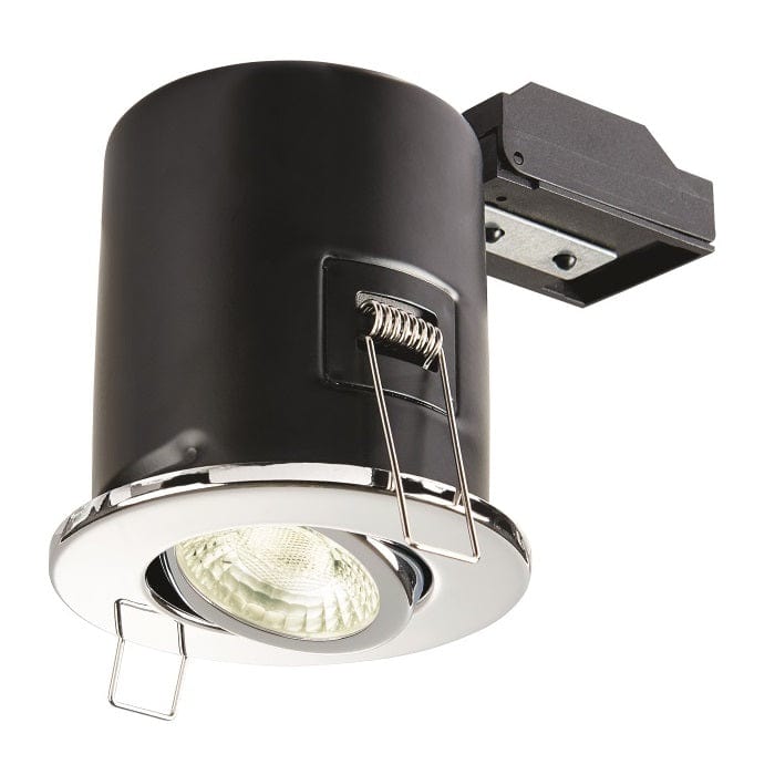 Collingwood Fire rated downlight, Adjustable, IP20, Polished Chrome - CWFRC009, Image 1 of 1