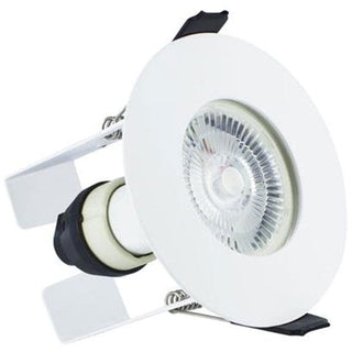 Integral Evofire Fire Rated Downlight 70Mm Cutout Ip65 White Round +Gu10 Holder & Insulation Guard - ILDLFR70D003