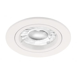 EDLM PRO 50W GU10 Fixed Lock Ring Downlight Matt White - EN-DLM356MW