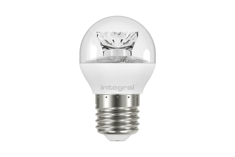 Integral 5.5W LED ES/E27 Golf Ball Warm White 240° Clear - ILGOLFE27NC013