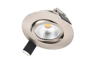 Integral LED Ultra Slim Tiltable Downlight 6.5W 65mm Cut out 4000K 670lm Dimmable - ILDL65L007, Image 1 of 1
