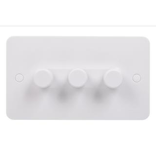 Schneider LWM 3G 2W Universal 250W/VA Dimmer - White - GGBL6032CS