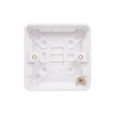 Schneider Lisse 1 gang 16mm surface pattress - GGBL9116, Image 1 of 2