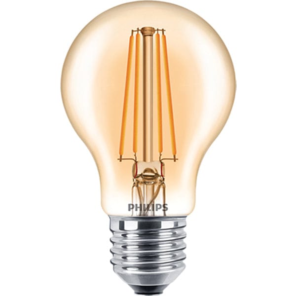 Philips 7.5W LED ES E27 GLS Amber Warm White Dimmable - 70956600, Image 1 of 1