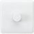 Knightsbridge Curved Edge 1G 40-400W Dimmer - White - CU2161