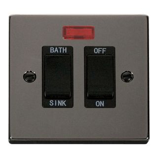 Click Scolmore Deco 20A Sink or Bath Switch - VPBN024BK