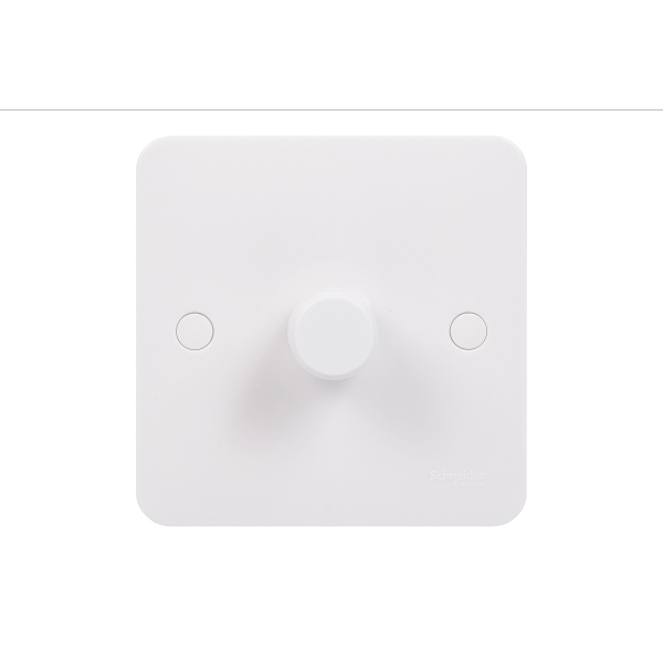 Schneider LWM 1G 2W Universal 400W/VA Dimmer - White - GGBL6012CS, Image 1 of 1
