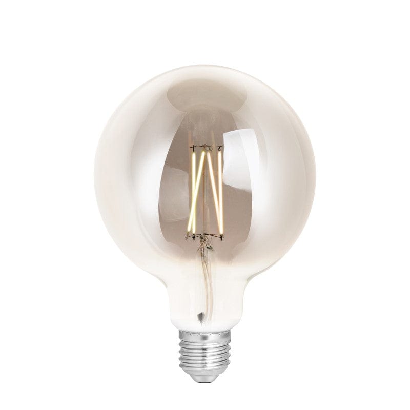 4Lite WiZ Connected SMART LED WiFi Filament Bulb GLOBE Clear Smoky - 4L1-8019, Image 1 of 9