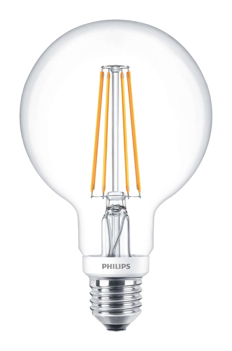 Philips 7W LED ES E27 Globe Warm White Dimmable - 57575800, Image 1 of 1