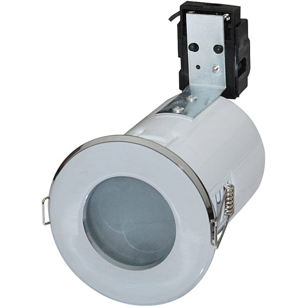Robus Fixed Fire Rated IP65 GU10 Non-Integrated Downlight White - RFS10165GZ-01, Image 1 of 1
