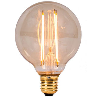 Bell 4W LED Vintage 125mm Globe - ES, Amber, 2000K - BL01437