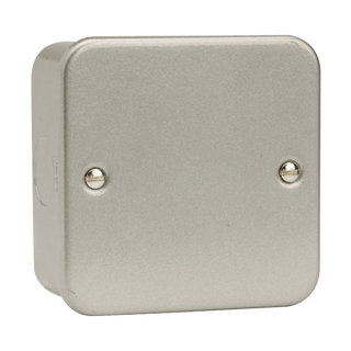 Click Scolmore Essentials Metal Clad 1 Gang Blank Plate - CL060