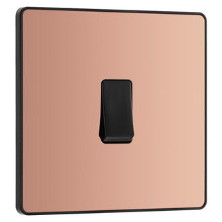 BG Evolve Polished Copper Single Light Switch 20A 16AX 2 Way - PCDCP12B