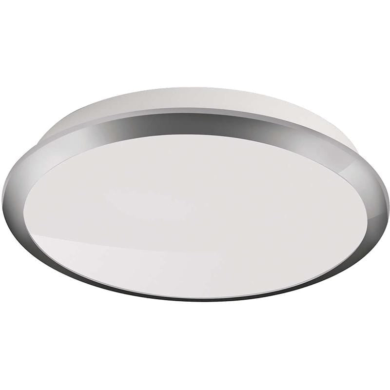 Philips Denim 4.5W LED Round Wall/Ceiling Light Chrome - Warm White - 309401116, Image 1 of 1
