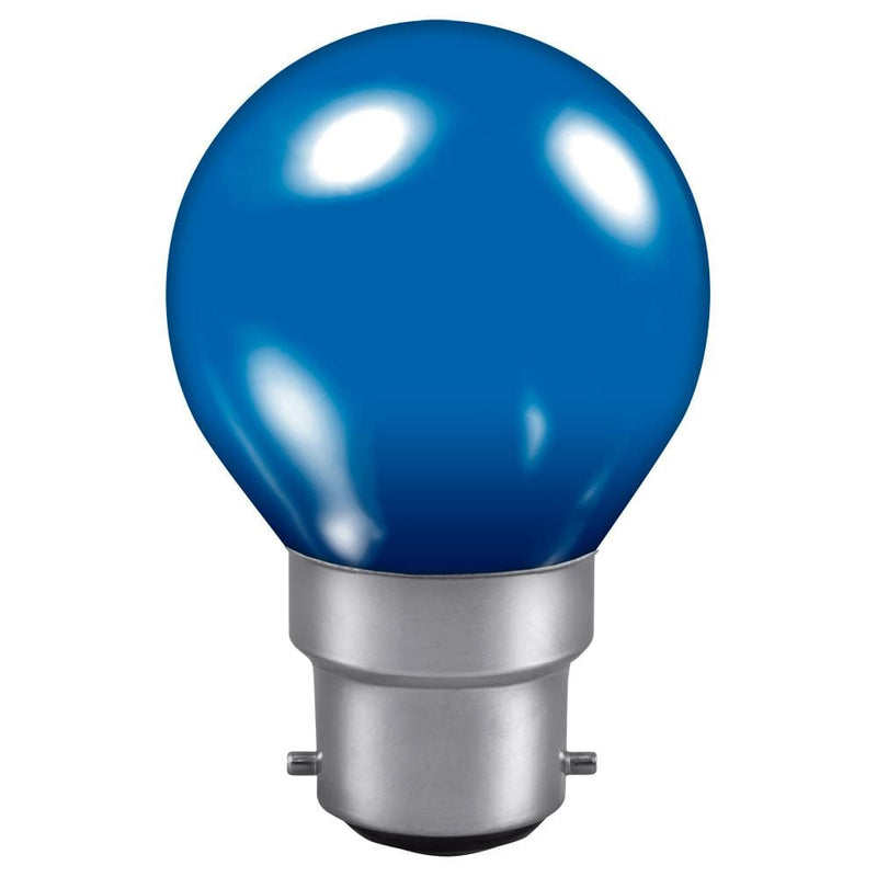 Kosnic 1W LED BC/B22 Golf Ball Blue - KLED01GLF/B22-BL