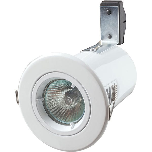 Robus GU/GZ10 Fire Rated IP20 Non-Integrated Downlight Brass - RF201-02, Image 1 of 1
