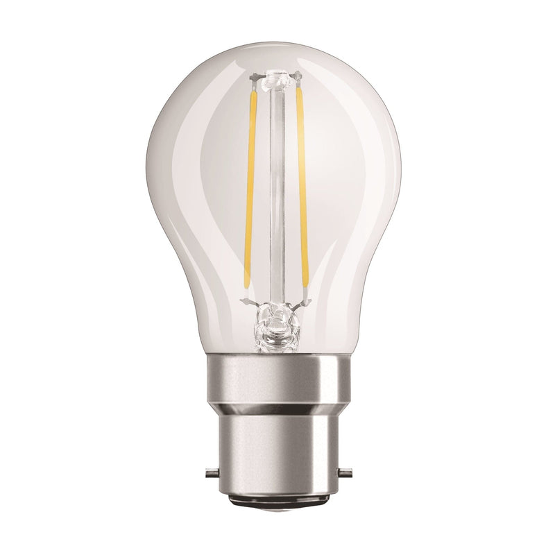 Osram LED Star 2.5W Filament Golf B22d - Warm White 300°  - (961944-450592) - P25FC827B22, Image 1 of 3