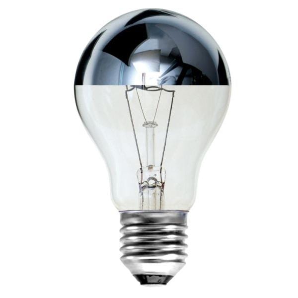 60W Crown Sliver Bulb - Warm White (ES/E27), Image 1 of 1