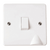 Click Scolmore Mode 20A 1 Gang Rocker Switch Polar White - CMA022