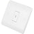 Click Scolmore Mode 10A 1 Gang 2 Way Key Switch Polar White - CMA026
