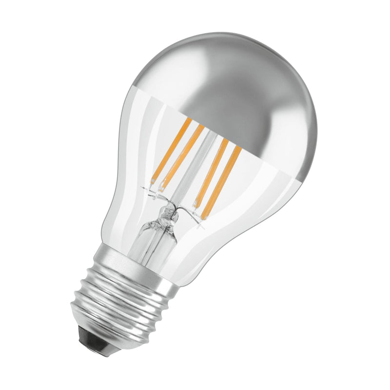 Osram 7W Parathom Clear LED GLS Bulb ES/E27 With Mirror Bulb Crown - 287365, Image 2 of 2