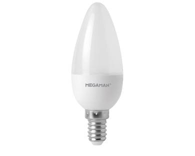 Megaman RichColour 5.5W LED E14/SES Candle Cool White 360° 470lm Dimmable - 142562, Image 1 of 1