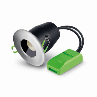 JCC FG NG Unlamped Showerlight IP65 Brushed Nickel - JC010016/BN