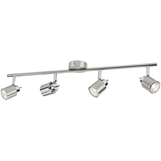 Philips Meranti 4x GU10 Ceiling Spotlight Bar Matt Chrome - 50314/17/E7