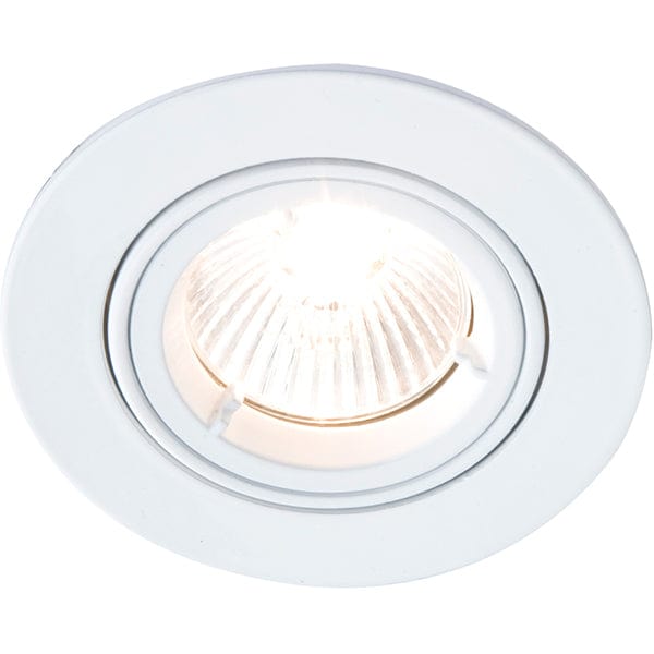 Robus GU/GZ10 Adjustable Fire Rated IP20 Non-Integrated Downlight Brass - RF208-02, Image 1 of 1