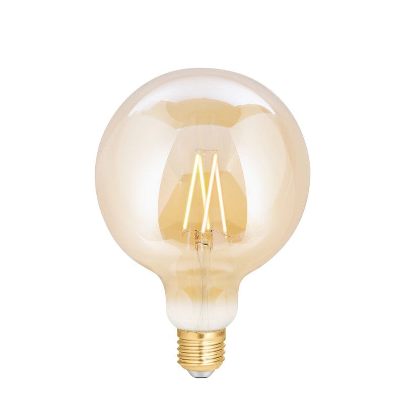 4Lite WiZ Connected SMART LED WiFi Filament Bulb GLOBE Clear Amber - 4L1-8018, Image 1 of 9