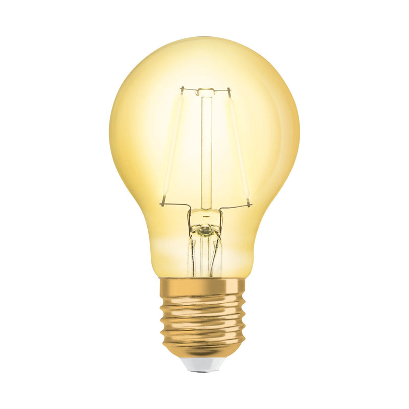 Osram 2.8W Vintage Gold LED GLS Bulb ES/E27 Very Warm White - 119185, Image 3 of 4