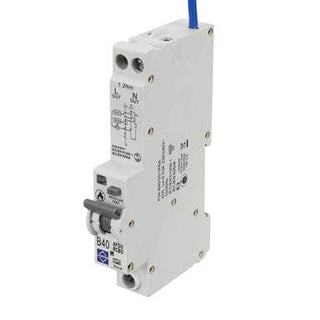 Lewden 40A Double Pole 1 Module B Curve 6kA 30mA AFDD Combined RCBO - P04-B40-30-1PNA