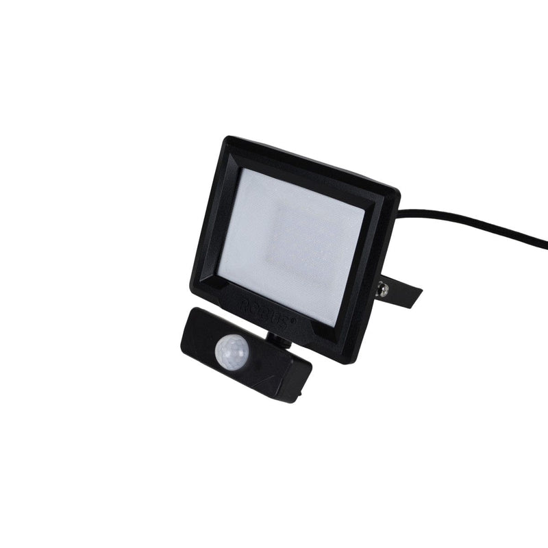 Robus HiLume 10W LED Flood Light with PIR IP65 Black Warm White - RHL1030P-04, Image 1 of 1