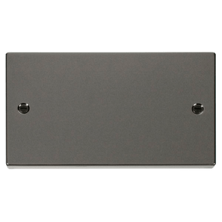 Click Scolmore Deco 2 Gang Blank Plate - VPBN061